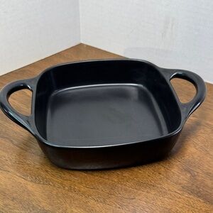 Pillivuyt Product en France Medium 7" Black Square Baker Baking Dish